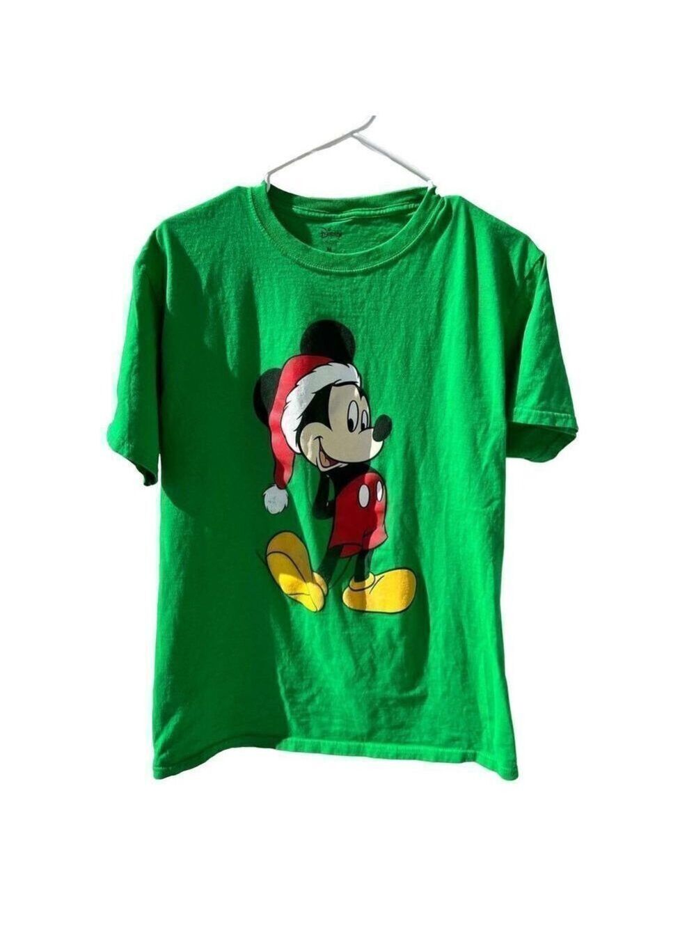 Disney Mickey Mouse ugly Christmas T-shirt size M